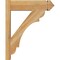 Ekena Millwork Olympic Rough Sawn Arts and Crafts Outlooker, Western Red Cedar, 6"W x 20"D x 24"H OUT06X20X24OLY03RWR - alternate 2
